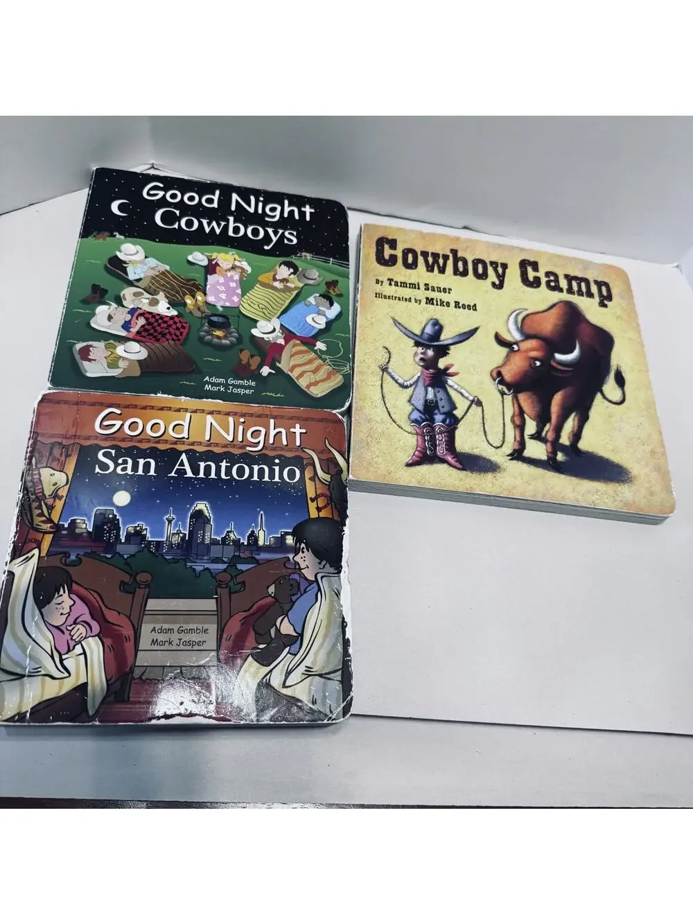 Good Night San Francisco Cowboys‎ Board book Lot Texas Baby Cowboy Camp